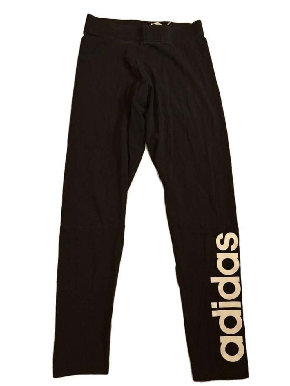 adidas Essentials Linear Logo Cotton Tights Black